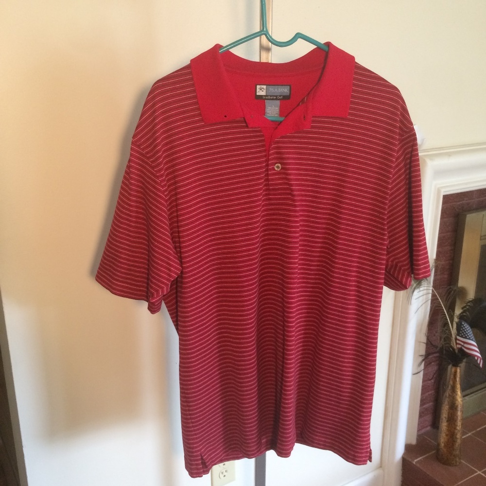 MEN'S JOS.A.BANK L MEN'S POLO SHIRT DRY CLEANED S
